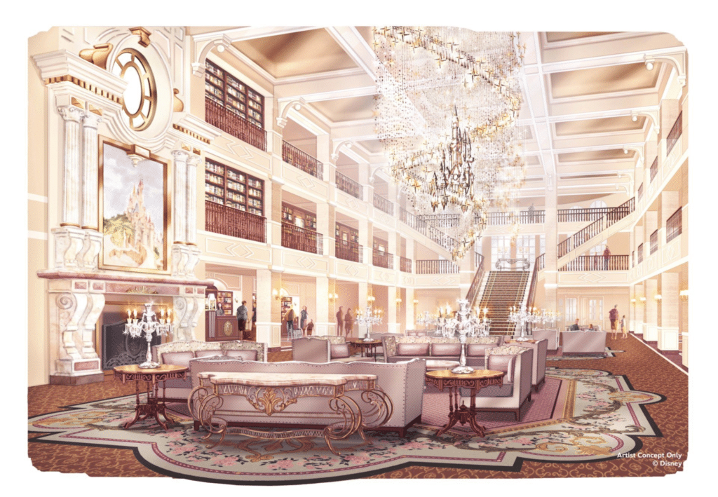 klassieke Europese monumentale kasteel stijl Disneyland Hotel
