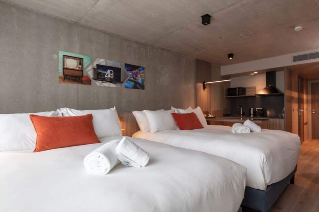 Staycity Aparthotel Paris 4 personen kamer