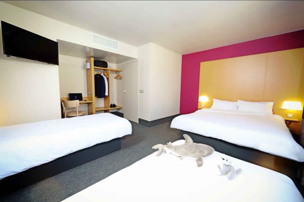 Staycity Aparthotel Paris 5 personen kamer