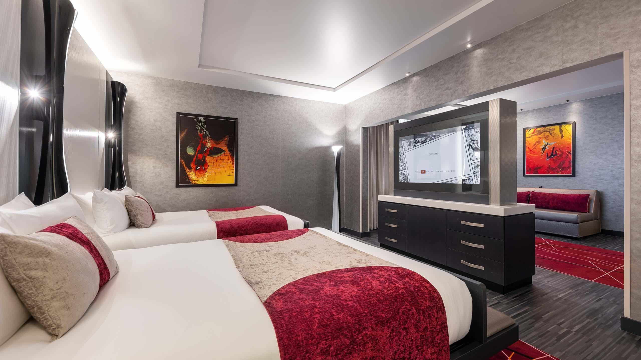Hotel New York Superior familiekamer voor maximaal 6 personen 1 baby tot 3 jaar