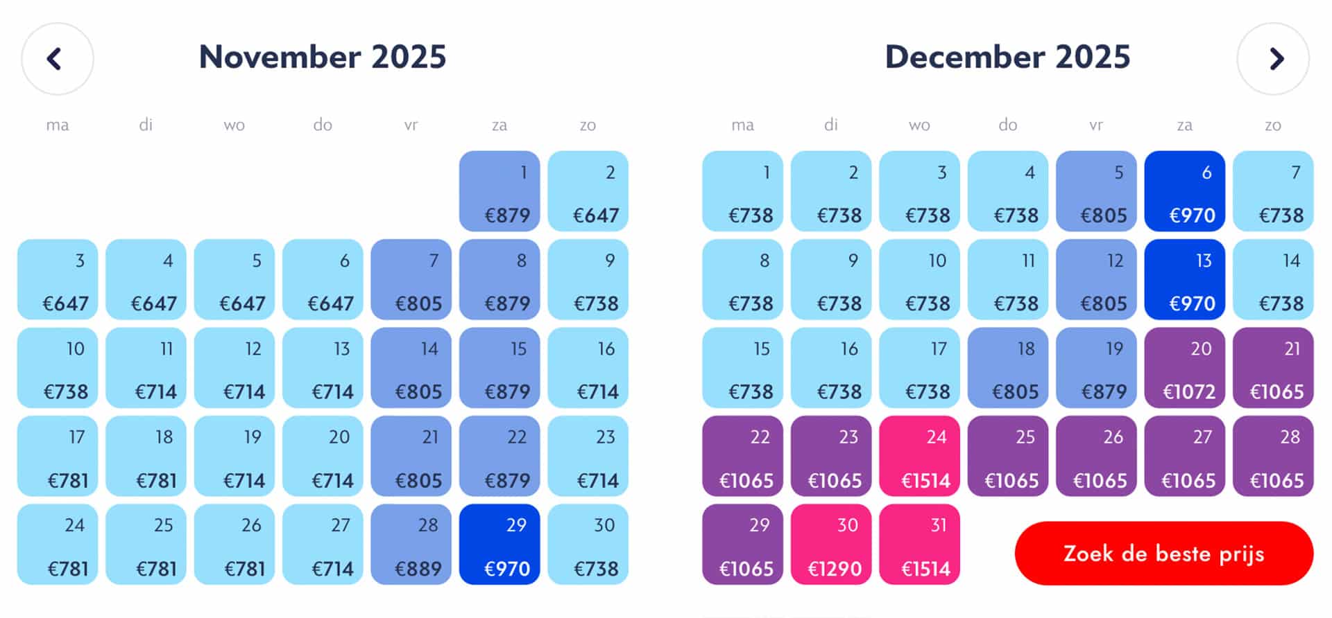 Prijskalender 2025