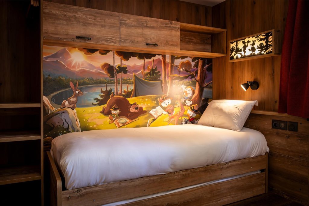 Davy Crockett Ranch blokhut nieuwe bedden