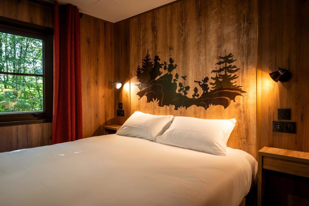 Davy Crockett ranch blokhut 2-persoons bed